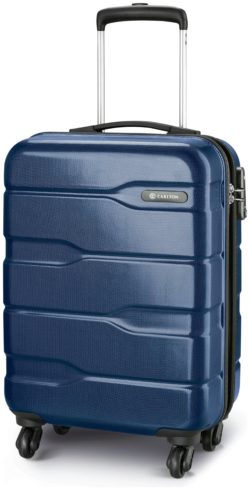 Carlton - Cayenne Small 4 Wheel Spinner Case - Midnight Blue